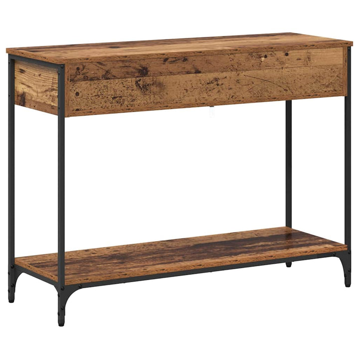 Konsolbord Andet Gammelt træ 100 x 34.5 x 75 cm Konstrueret træ