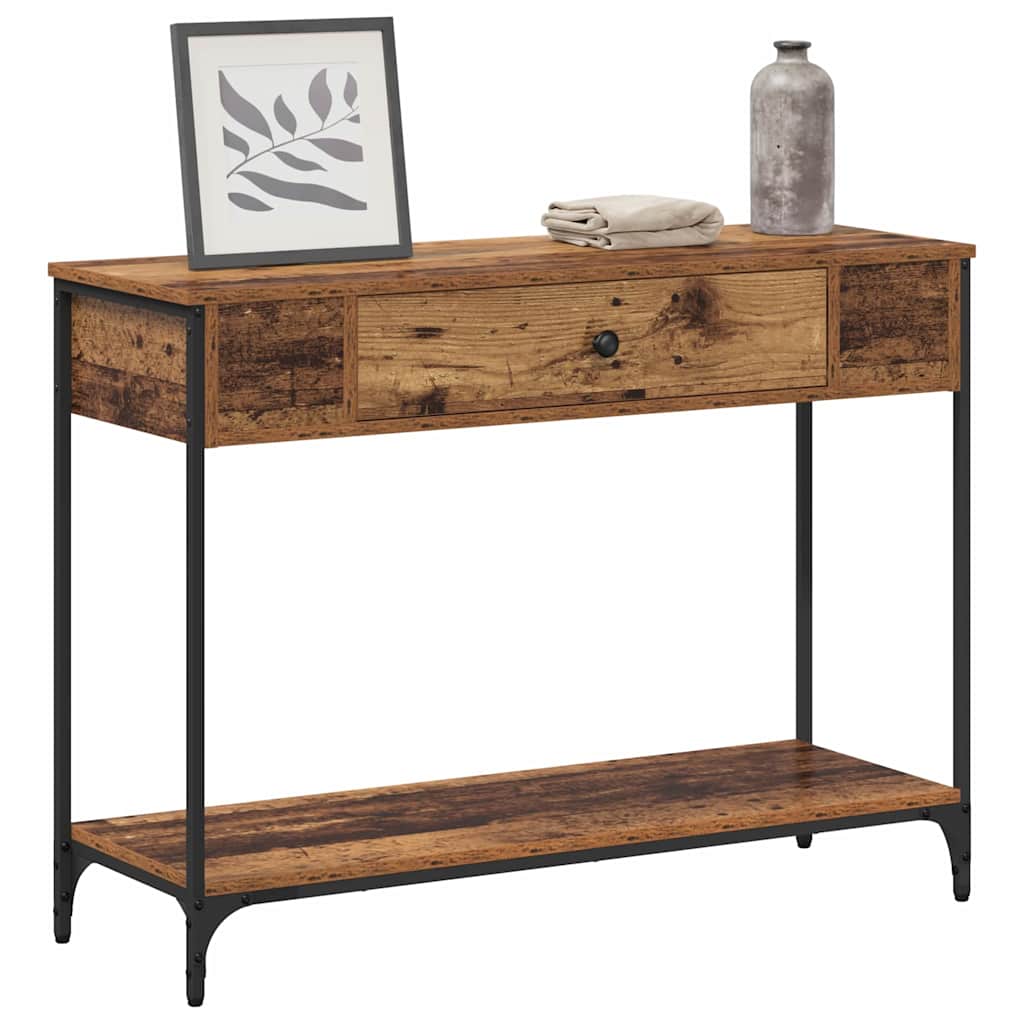 Konsolbord Andet Gammelt træ 100 x 34.5 x 75 cm Konstrueret træ