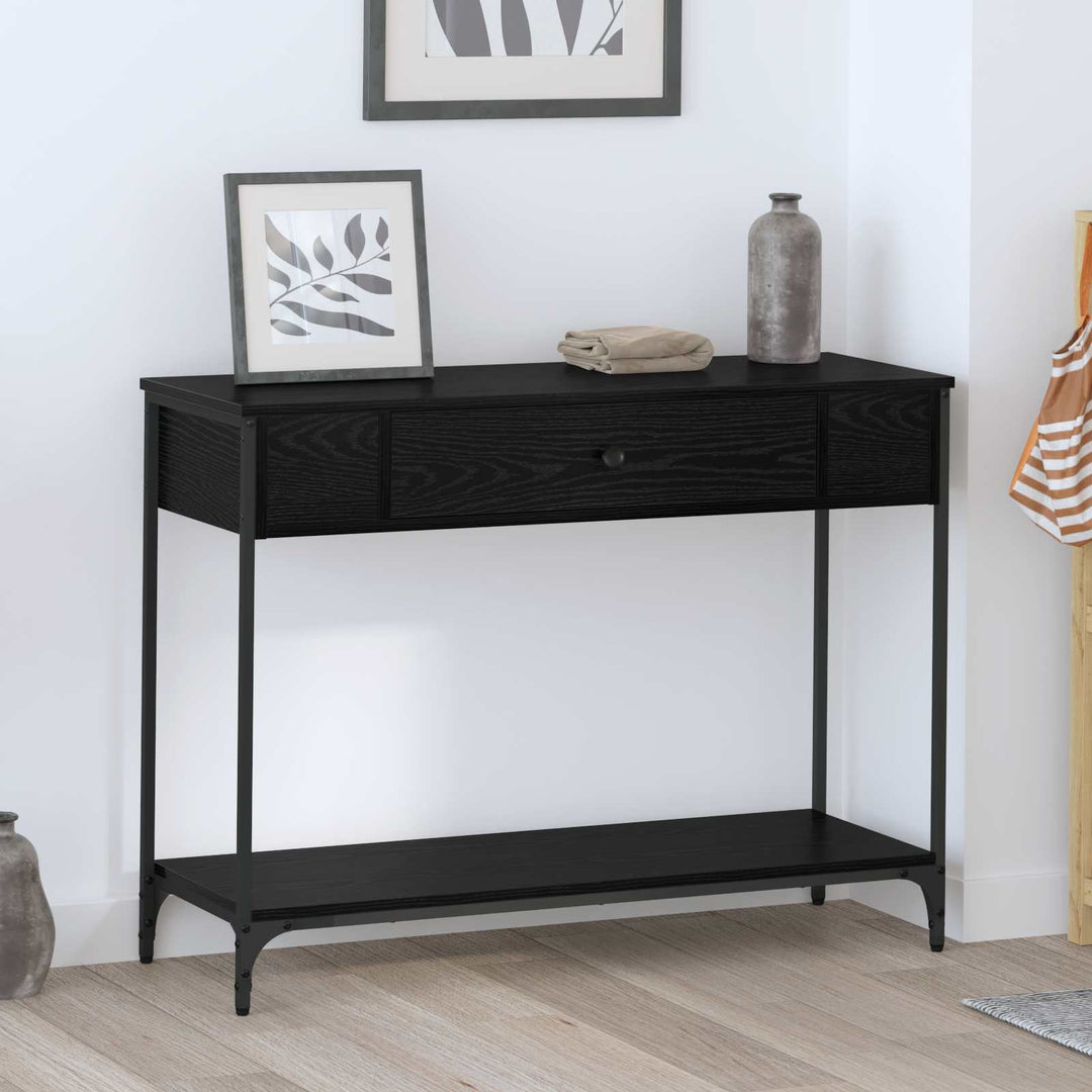Konsolbord Andet Sort eg 100 x 34.5 x 75 cm Konstrueret træ