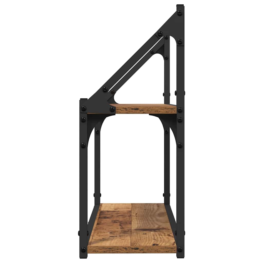 Væghylde Vægmonteret Gammelt træ 60 x 21 x 51 cm