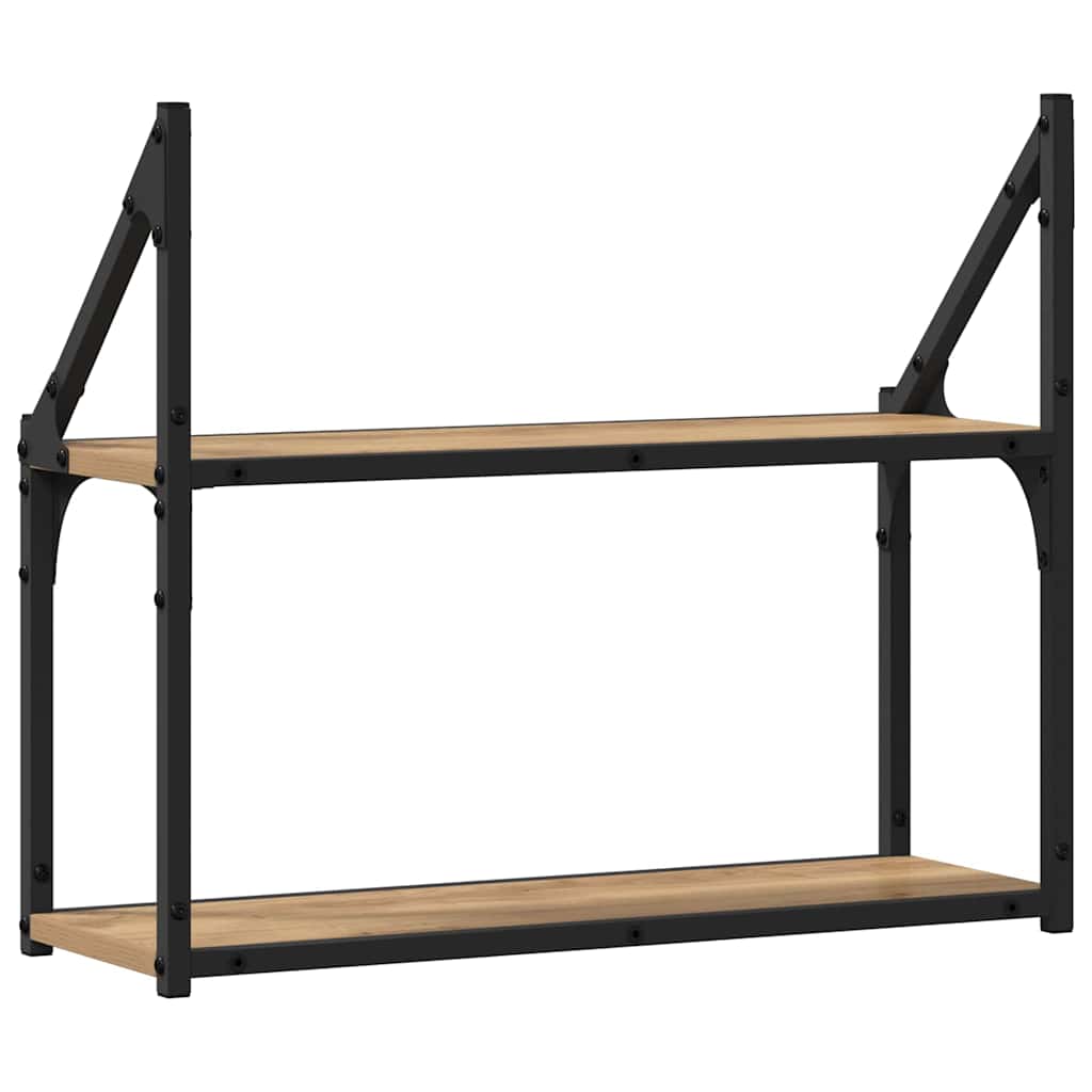 Væghylde Vægmonteret artisan eg 60 x 21 x 51 cm Konstrueret træ
