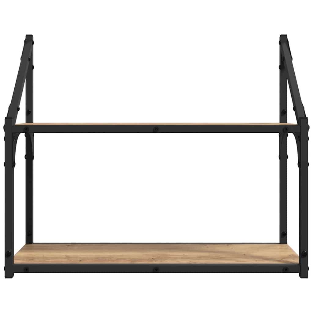 Væghylde Vægmonteret artisan eg 60 x 21 x 51 cm Konstrueret træ