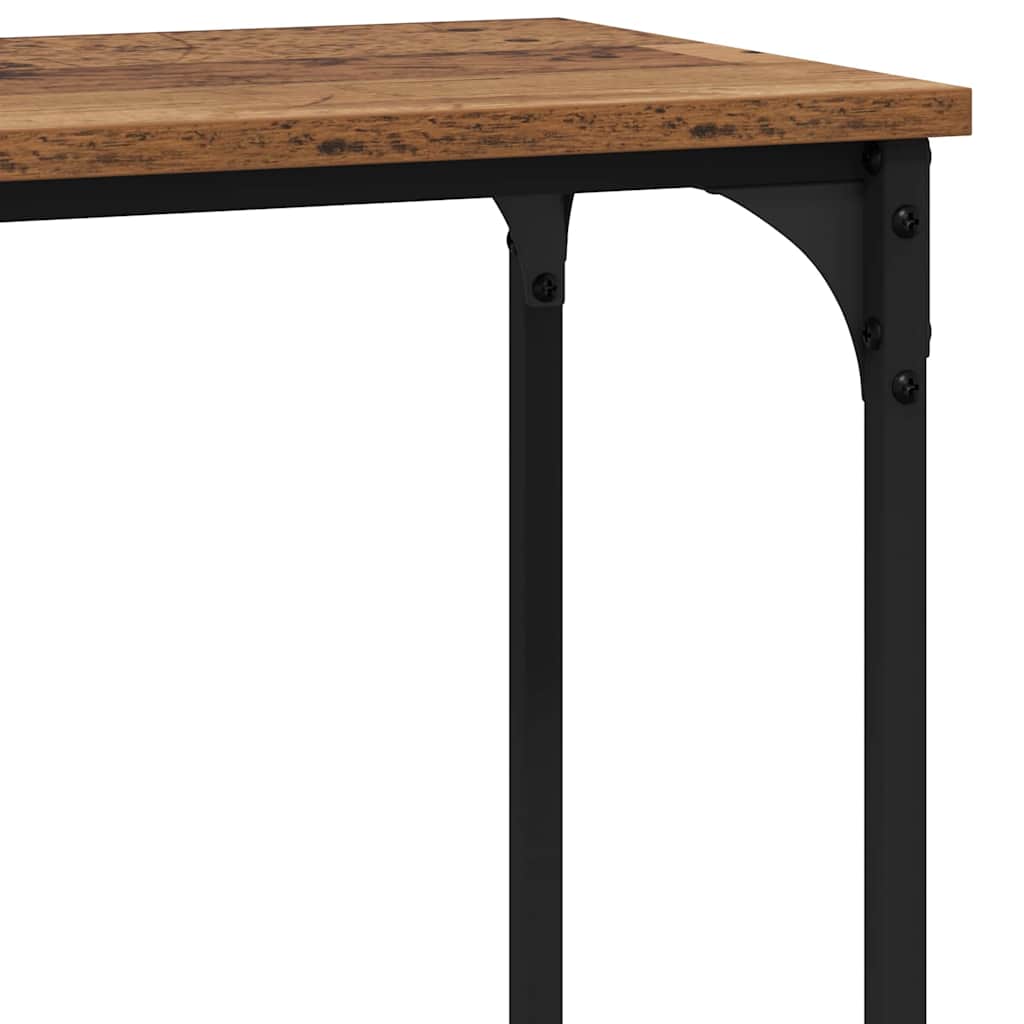 Konsolbord Gammelt træ 101 x 30.5 x 75 cm Konstrueret træ