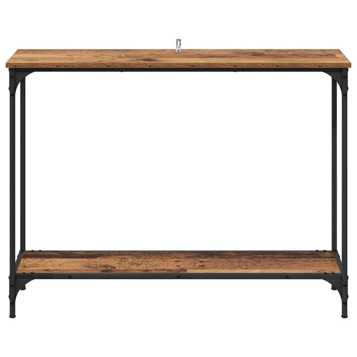 Konsolbord Gammelt træ 101 x 30.5 x 75 cm Konstrueret træ