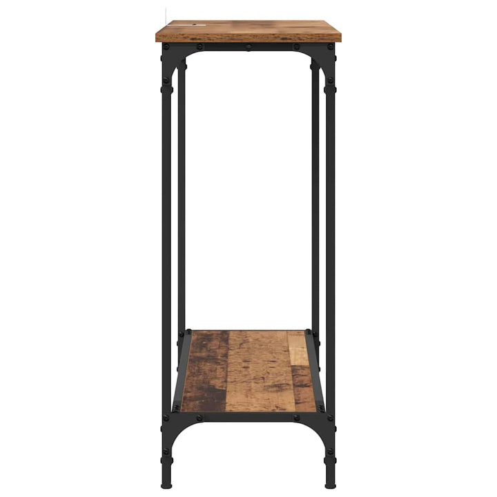 Konsolbord Gammelt træ 101 x 30.5 x 75 cm Konstrueret træ