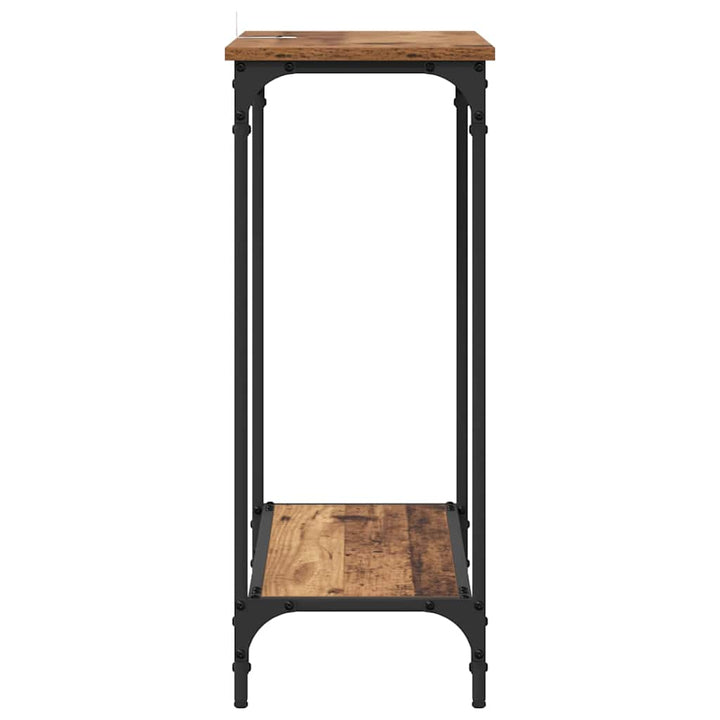 Konsolbord Gammelt træ 75 x 30.5 x 75 cm Konstrueret træ