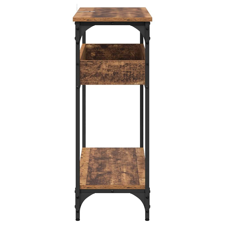 Konsolbord Gammelt træ 100 x 29 x 75 cm Konstrueret træ