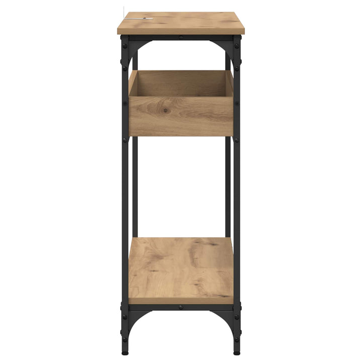 Konsolbord artisan eg 100 x 29 x 75 cm Konstrueret træ