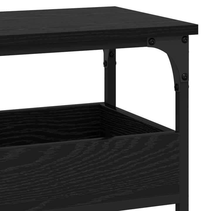Konsolbord Sort eg 100 x 29 x 75 cm Konstrueret træ