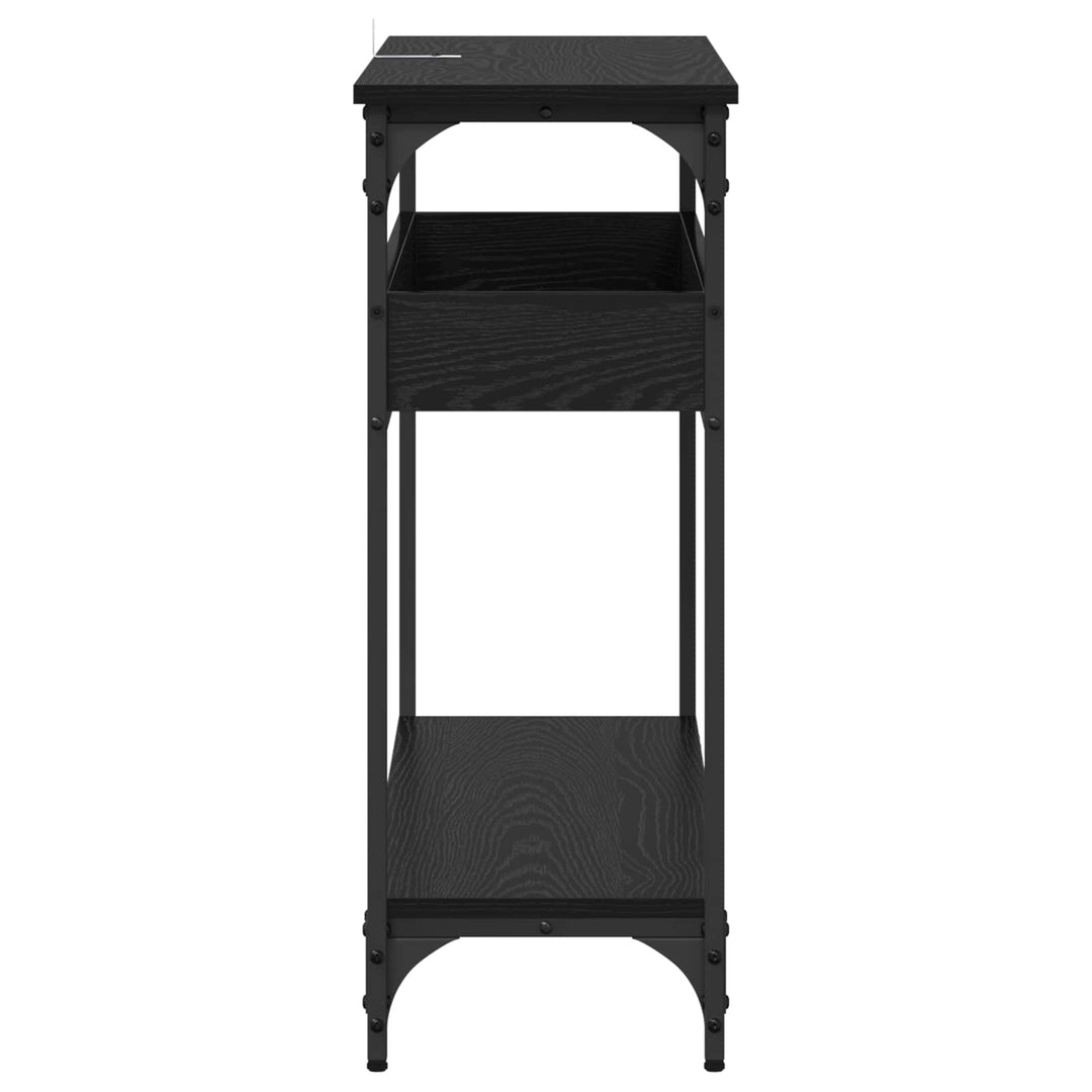 Konsolbord Sort eg 100 x 29 x 75 cm Konstrueret træ