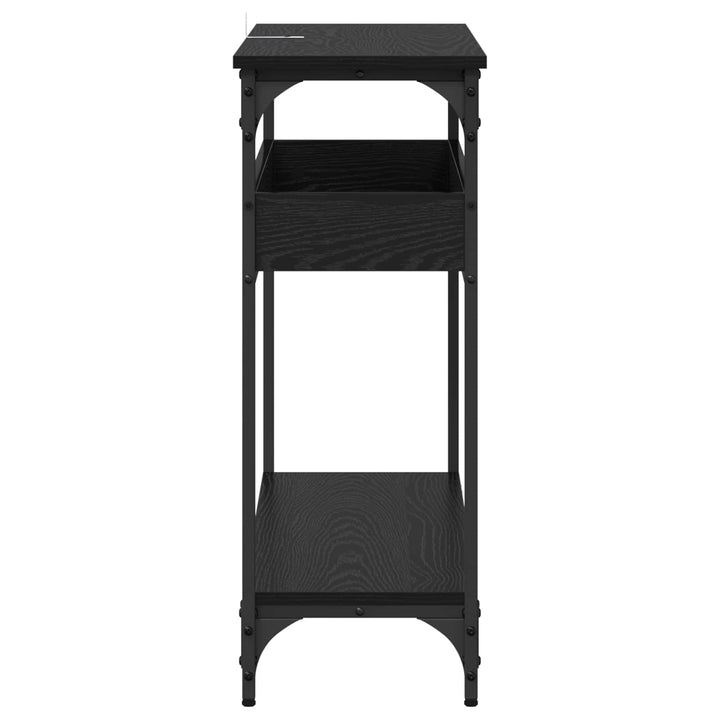 Konsolbord Sort eg 100 x 29 x 75 cm Konstrueret træ