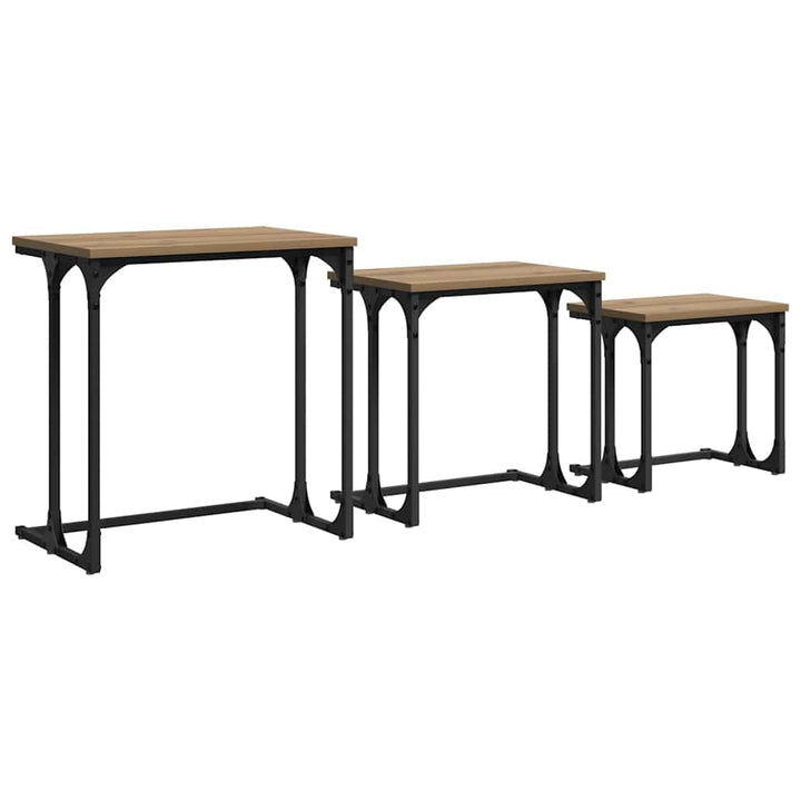 Nesting Kaffebord 3 pcs artisan eg 50.5 x 35 x 53 cm