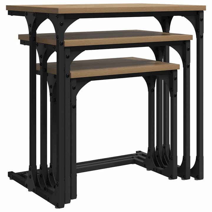 Nesting Kaffebord 3 pcs artisan eg 50.5 x 35 x 53 cm