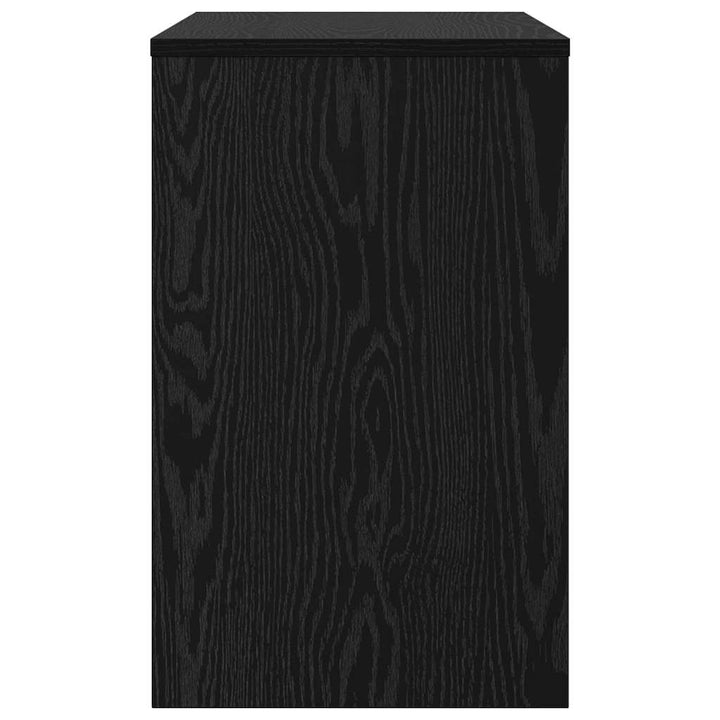 Sofabord 3 stk. Sort eg 60 x 35 x 56 cm Konstrueret træ