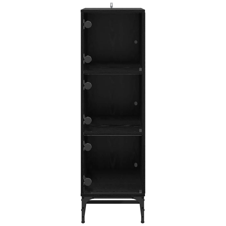 Sideboard Sort eg 35 x 37 x 117 cm
