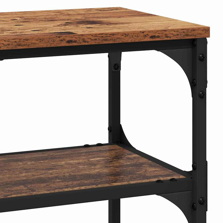 Konsolbord Gammelt træ 100 x 30 x 75 cm Konstrueret træ