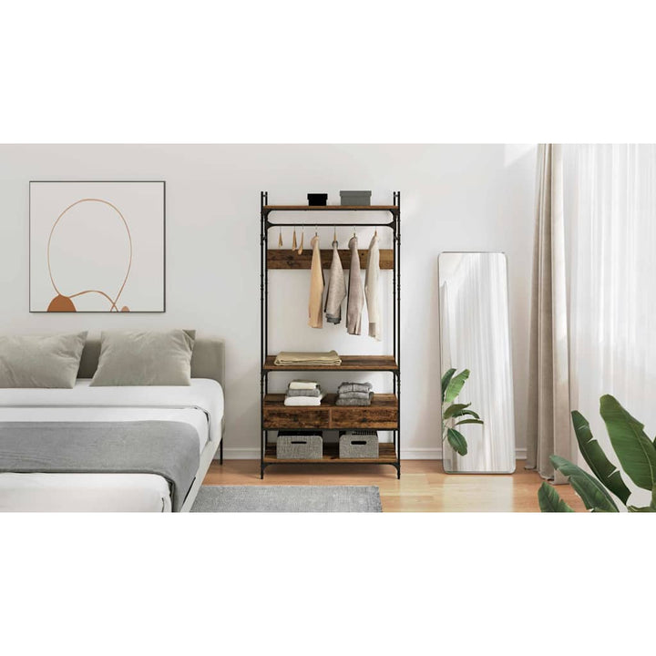 Garderobeskab Gammelt træ 89 x 39 x 184.5 cm Konstrueret træ