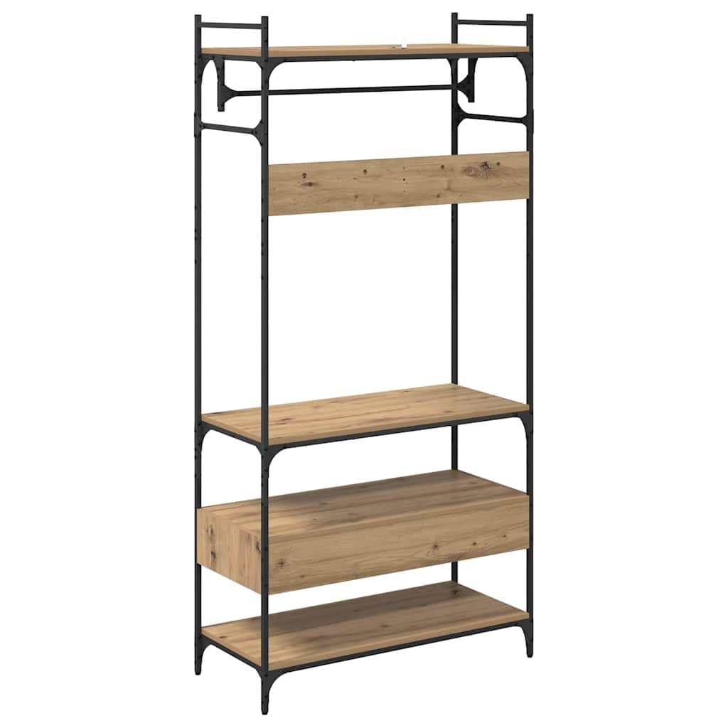 Garderobeskab artisan eg 89 x 39 x 184.5 cm Konstrueret træ