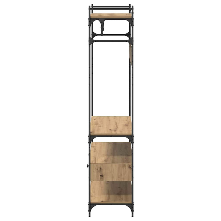 Garderobeskab artisan eg 89 x 39 x 184.5 cm Konstrueret træ