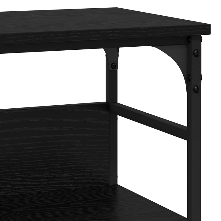 Konsolbord Sort eg 100 x 32 x 75 cm Konstrueret træ