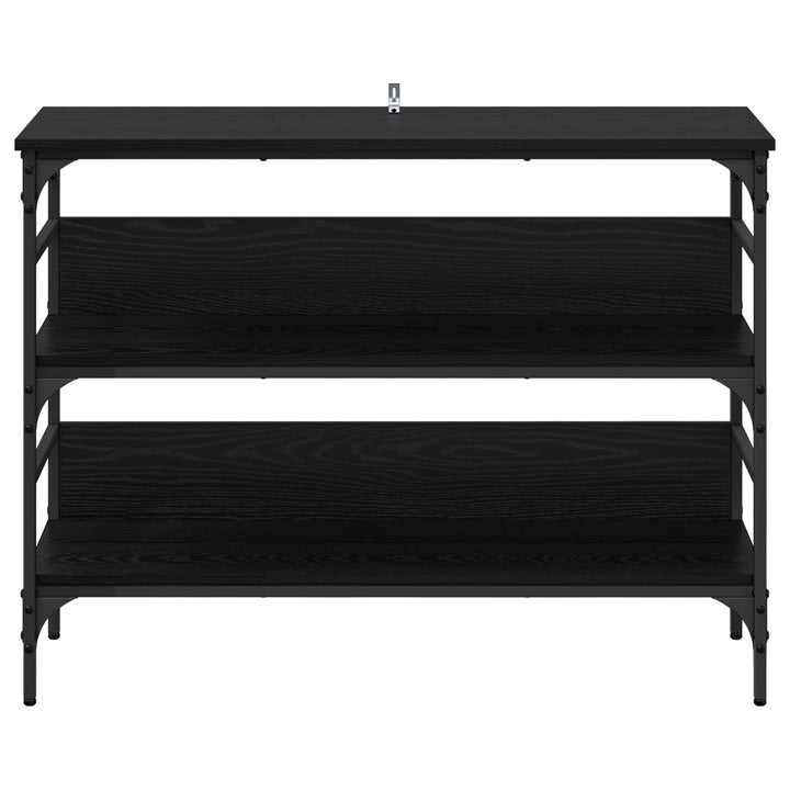 Konsolbord Sort eg 100 x 32 x 75 cm Konstrueret træ