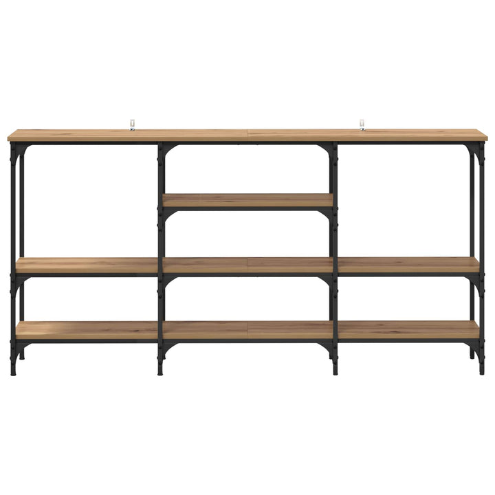 Konsolbord artisan eg 160 x 29 x 80 cm Konstrueret træ