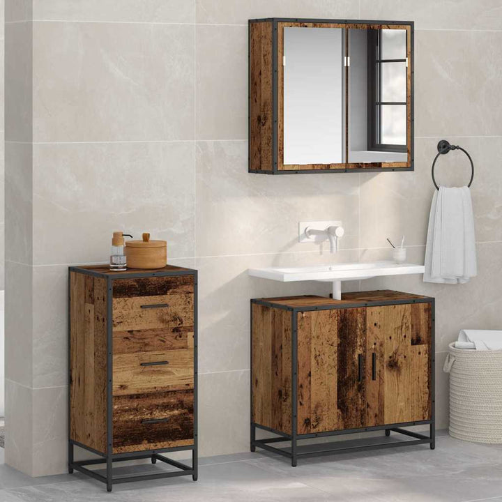 Sideboard Gammelt træ 35.5 x 35 x 76 cm