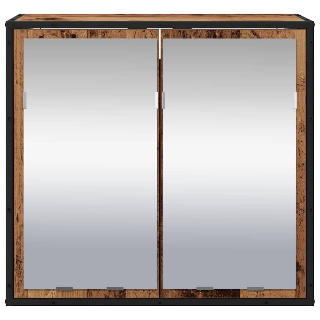 Væghylde Gammelt træ 65 x 20 x 60 cm