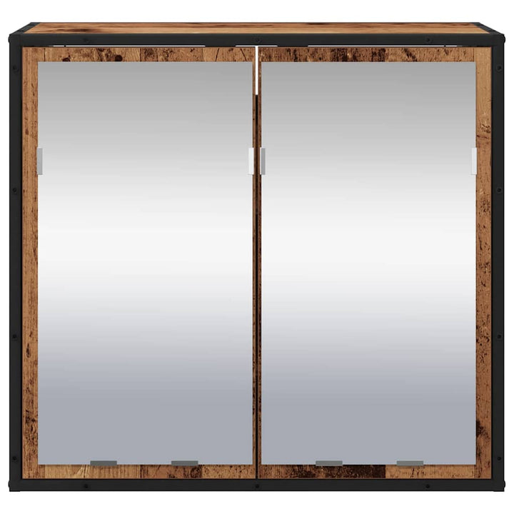 Væghylde Gammelt træ 65 x 20 x 60 cm