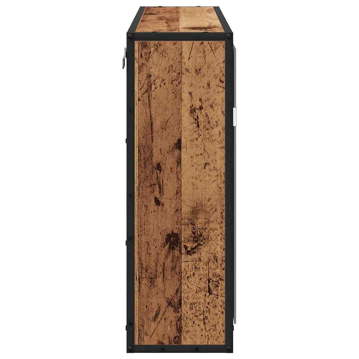 Væghylde Gammelt træ 65 x 20 x 60 cm
