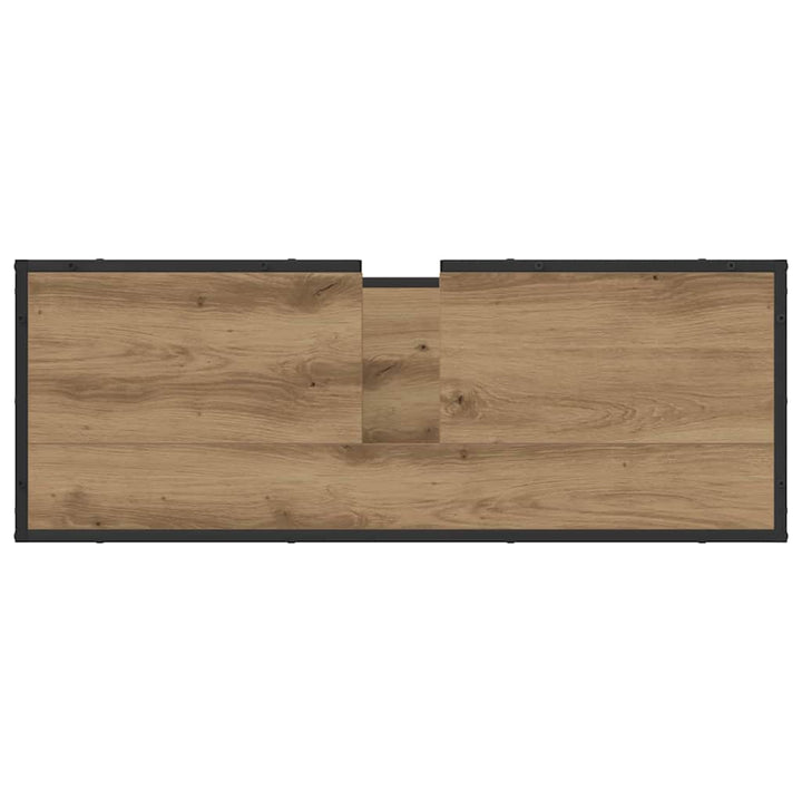Badeværelsesskab Artisan Egetræ 90 x 33 x 60 cm Konstrueret træ