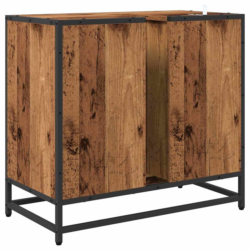 Badeværelsesskab Gammelt træ 65 x 33 x 60 cm Konstrueret træ