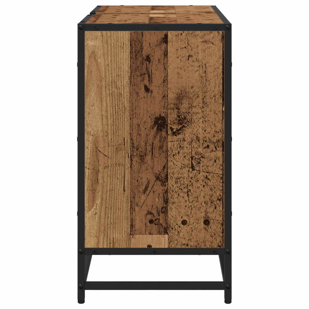 Badeværelsesskab Gammelt træ 80 x 33 x 60 cm Konstrueret træ