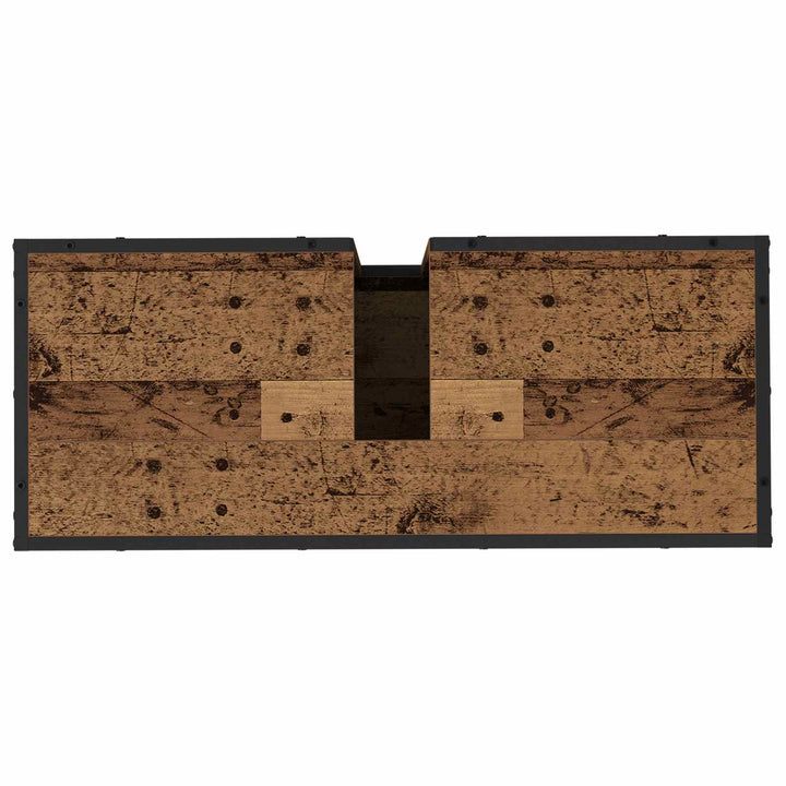 Badeværelsesskab Gammelt træ 80 x 33 x 60 cm Konstrueret træ