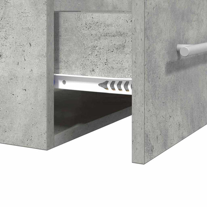 Vaskeskab Beton Grå 38,5 x 41 x 48 cm Konstrueret træ