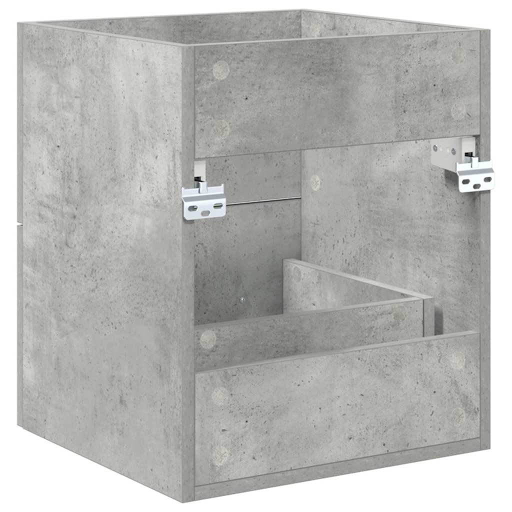 Vaskeskab Beton Grå 38,5 x 41 x 48 cm Konstrueret træ