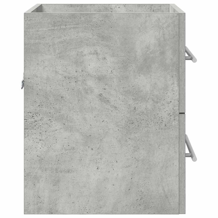 Vaskeskab Beton Grå 38,5 x 41 x 48 cm Konstrueret træ
