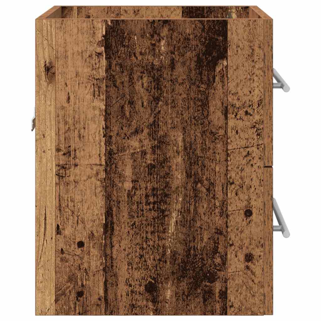 Vaskeskab Gammelt træ 38,5 x 41 x 48 cm Konstrueret træ