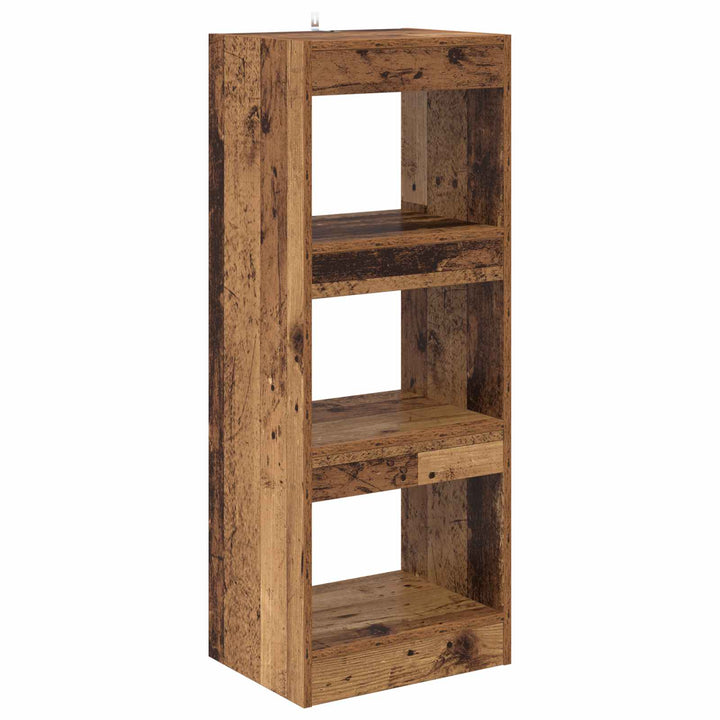 Bogskab Gammelt træ 40 x 30 x 103 cm Konstrueret træ