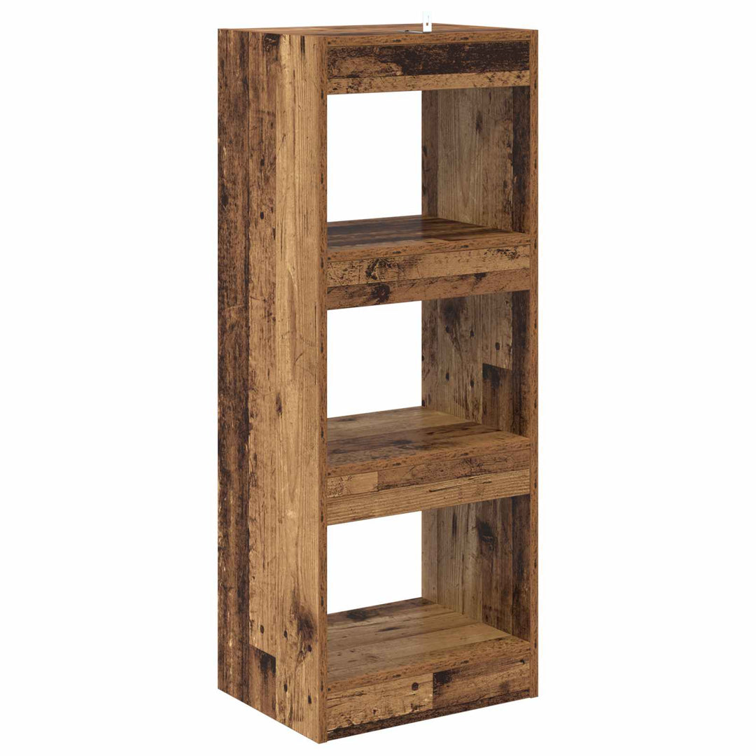 Bogskab Gammelt træ 40 x 30 x 103 cm Konstrueret træ
