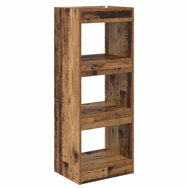 Bogskab Gammelt træ 40 x 30 x 103 cm Konstrueret træ
