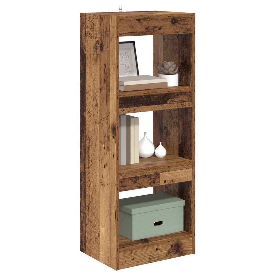 Bogskab Gammelt træ 40 x 30 x 103 cm Konstrueret træ