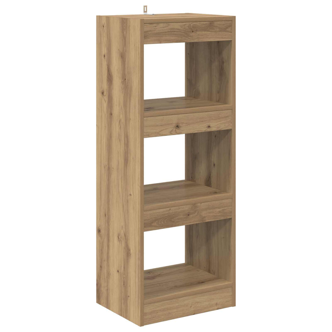 Bogskab artisan eg 37 x 30 x 103 cm Konstrueret træ