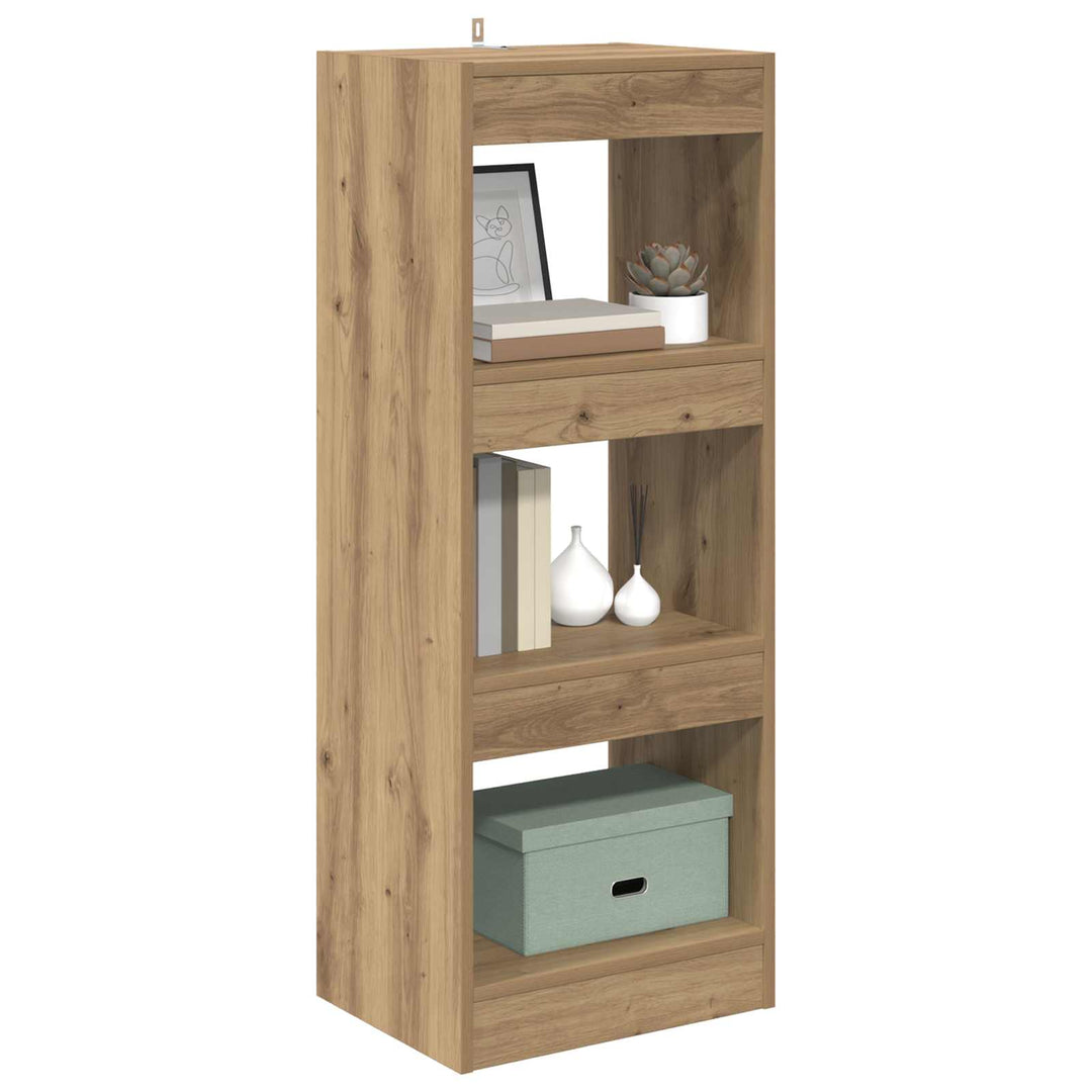 Bogskab artisan eg 37 x 30 x 103 cm Konstrueret træ