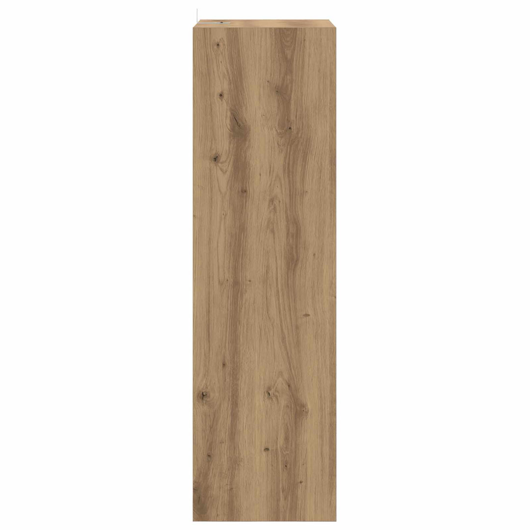 Bogskab artisan eg 37 x 30 x 103 cm Konstrueret træ