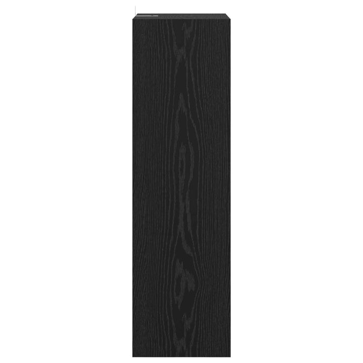 Bogskab Sort eg 37 x 30 x 103 cm Konstrueret træ