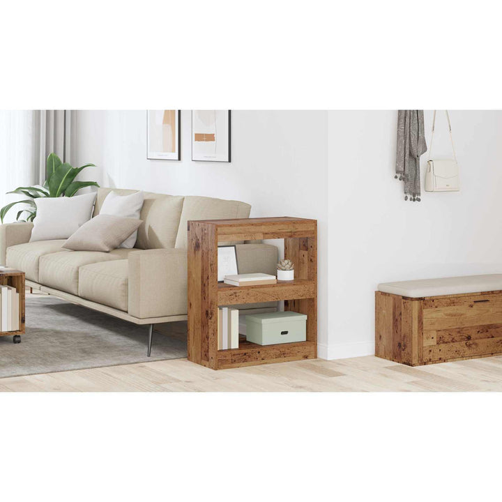 Bogskab Gammelt træ 60 x 30 x 72 cm Konstrueret træ