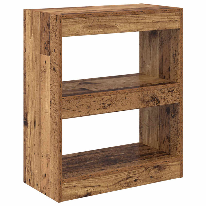 Bogskab Gammelt træ 60 x 30 x 72 cm Konstrueret træ