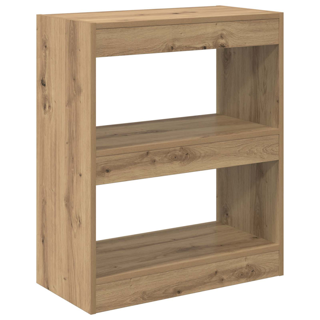 Bogskab Artisan Egetræ 60 x 30 x 72 cm Konstrueret træ