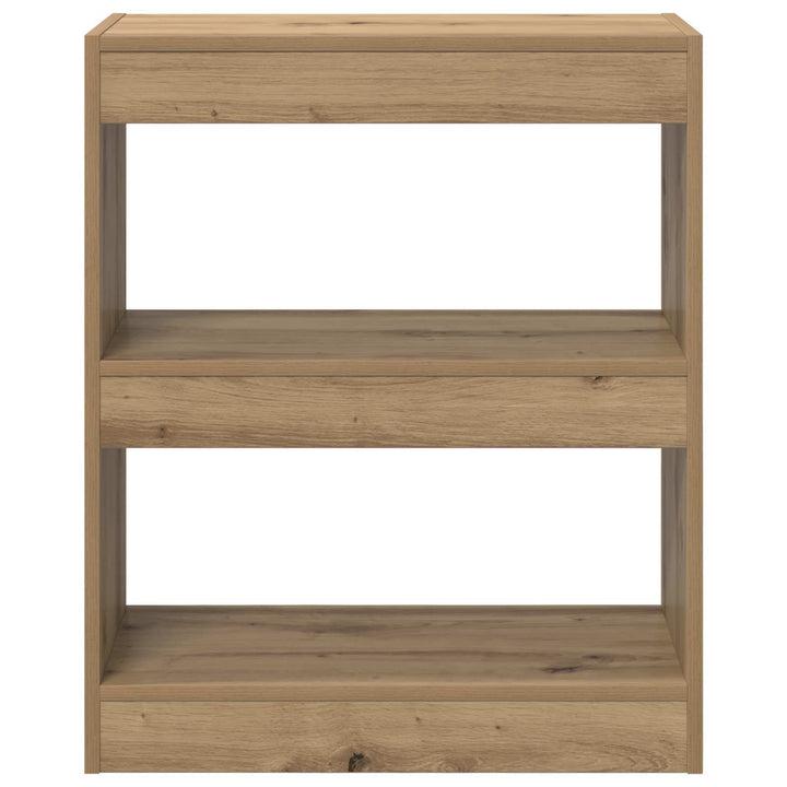Bogskab Artisan Egetræ 60 x 30 x 72 cm Konstrueret træ